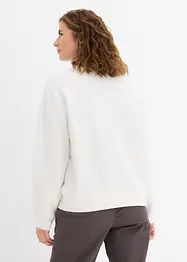 Oversize mikina z čisté bavlny, bonprix