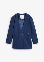 Oversize blejzr s různými variantami zapínání, ze směsi s viskózou, bonprix