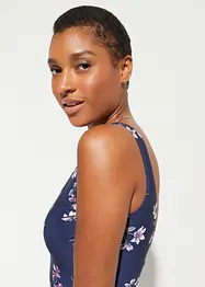 Stahovací jednodílné plavky, lehký tvarující efekt, bonprix