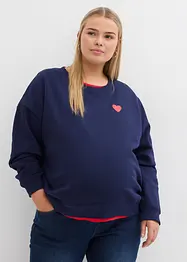 Těhotenská a kojící mikina 2v1, z organické bavlny, bonprix
