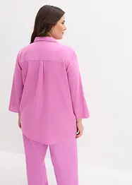 Lněná halenka, 3/4 rukáv, bonprix