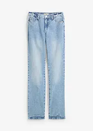 Džíny Straight, Mid Waist, malý podíl streče, pohodlný pas, bonprix