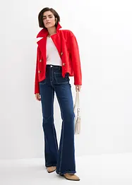 Strečové džíny Bootcut, High Waist, dlouhá délka, bonprix