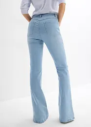 Strečové džíny Bootcut, High Waist, dlouhá délka, bonprix