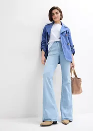 Strečové džíny Bootcut, High Waist, dlouhá délka, bonprix