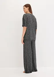 Domácí oděv z žebrového materiálu, oversized, bonprix