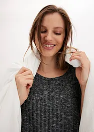 Domácí oděv z žebrového materiálu, oversized, bonprix