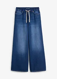 Džíny se širokými nohavicemi a pohodlným pasem, Mid Waist, bonprix
