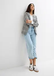 Zkrácené džíny, Wide Leg, High Waist, bonprix