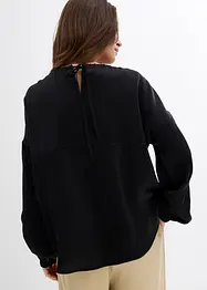 Oversize halenka se šněrováním, ze směsi s viskózou, bonprix