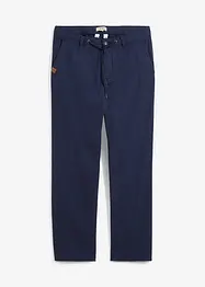 Chino kalhoty Relaxed Fit, z čisté bavlny, Straight, bonprix