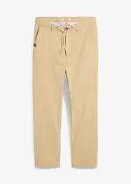 Chino kalhoty Loose Fit, z čisté bavlny, Straight, bonprix