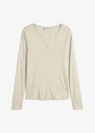 Henley triko z měkké viskózy, bonprix