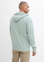 Propínací mikina s kapucí, z čisté organické bavlny, Loose Fit, bonprix