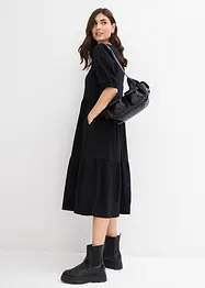 Úpletové šaty z čisté bavlny, bonprix