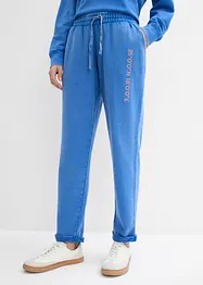 Potištěné teplákové kalhoty z těžkého materiálu, bonprix