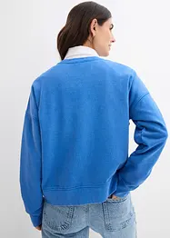 Oversize mikina z měkké směsi bavlny a viskózy, bonprix