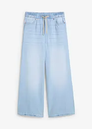 Džíny se širokými nohavicemi a pohodlným pasem, Mid Waist, bonprix