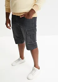 Dlouhé džínové cargo bermudy, Relaxed Fit, bonprix
