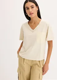 Oversize triko z čisté bavlny, bonprix
