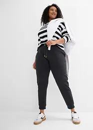 Joggingové kalhoty s náplety, bonprix