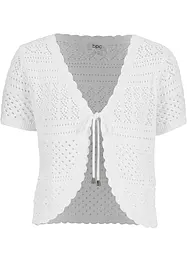 Háčkované bolero s krátkým rukávem, bonprix