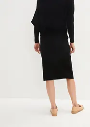 Pletená sukně z měkké viskózové směsi, bonprix