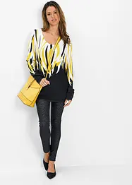 Jeggings s leopardím potiskem, bonprix