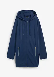 Dlouhá mikina s kapsami na zip, bonprix