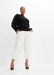 Svetr z jemného úpletu, ze splývavé směsi s viskózou, bonprix