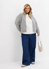Oversize mikina z čisté bavlny, bonprix