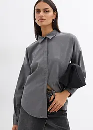 Oboustranná oversize halenka z viskózové směsi, bonprix