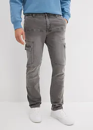Strečové cargo džíny Regular Fit, Straight, bonprix