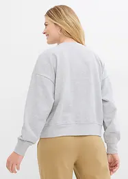 Mikina z bavlněné směsi, bonprix