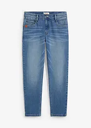 Strečové džíny z těžkého, robustního denimu, Relaxed Fit, Tapered, bonprix