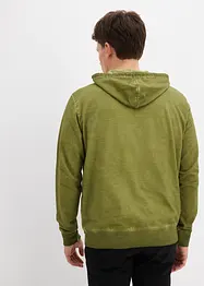 Mikina s kapucí, z organické bavlny, bonprix