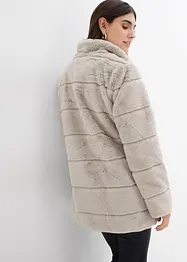 Hebká těhotenská/nosicí bunda z umělé kožešiny, bonprix
