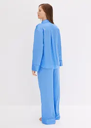 Tkané Oversize pyžamo ze saténu, bonprix