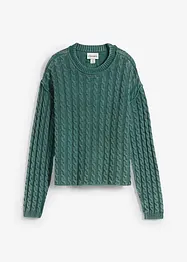 Oversize svetr z čisté bavlny, bonprix