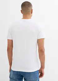 Tričko z čisté organické bavlny, Slim Fit (2 ks v balení), bonprix