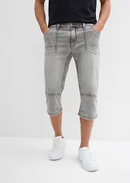 3/4 strečové džíny Regular Fit, Straight, bonprix