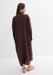 Oversize košilové šaty z viskózové směsi, bonprix