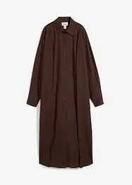 Oversize košilové šaty z viskózové směsi, bonprix