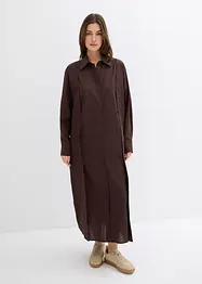 Oversize košilové šaty z viskózové směsi, bonprix