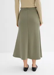 Midi sukně z materiálu scuba, bonprix