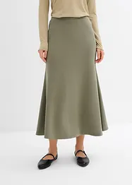 Midi sukně z materiálu scuba, bonprix