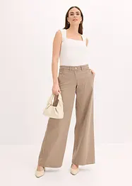 Kalhoty Wide Leg se strečem, bonprix