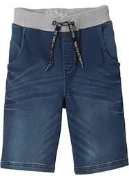 Teplákové džínové bermudy, Regular Fit, bonprix