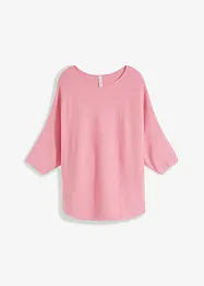 Oversize žebrovaný svetr ze směsi s viskózou, bonprix