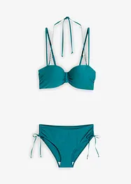 Balkonetové bikiny (2dílná souprava), s dalším ramínkem za krk, bonprix